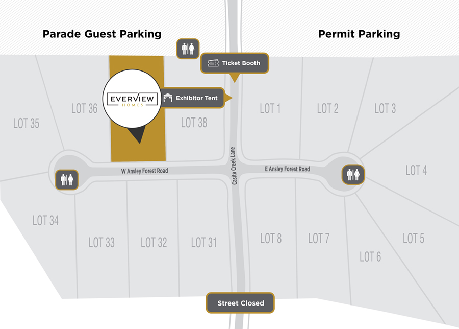 Everview Homes Parade Site Plan