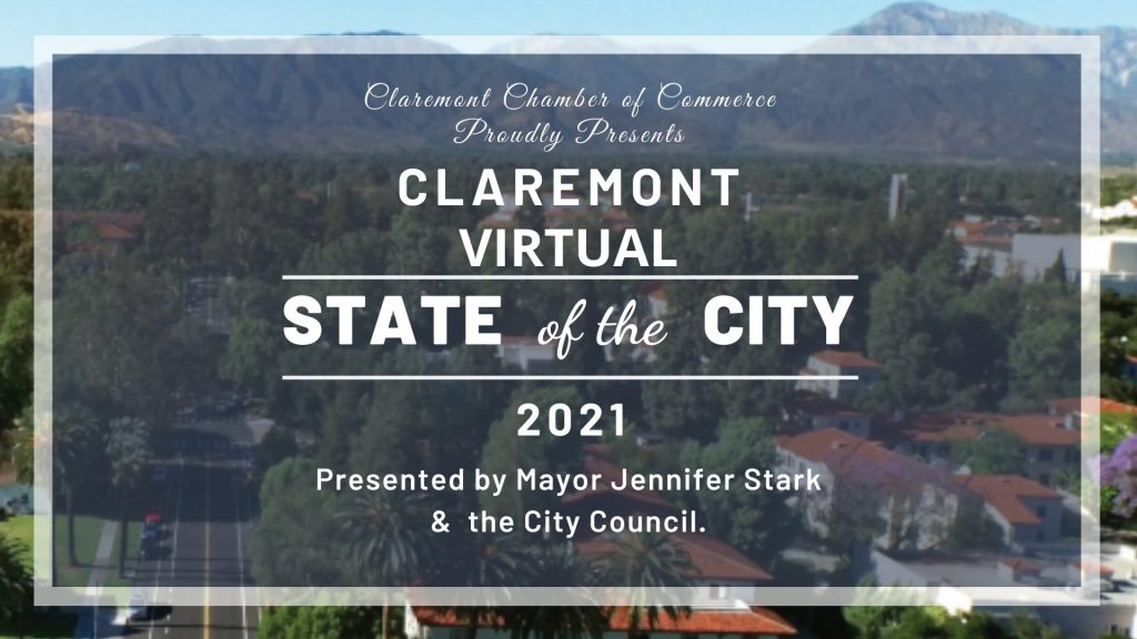 1920 CLAREMONT state of the city 2020 Thurs, March 11 @ 2 pm