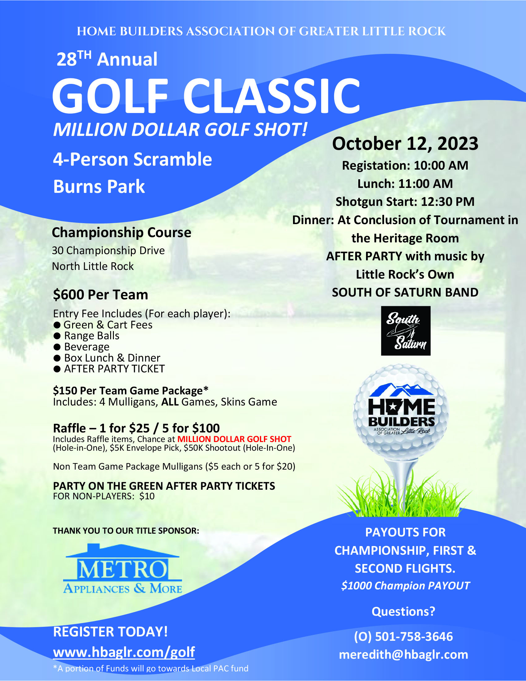 Golf Tournament - HBA of Greater Little Rock