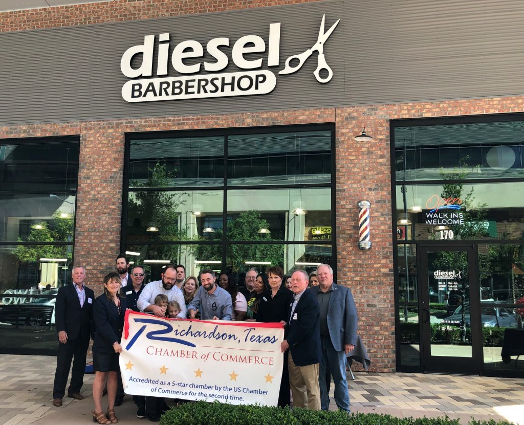 Diesel Barbershop Ribbon Cutting iPhone1 Diesel Barbershop Ribbon Cutting iPhone1