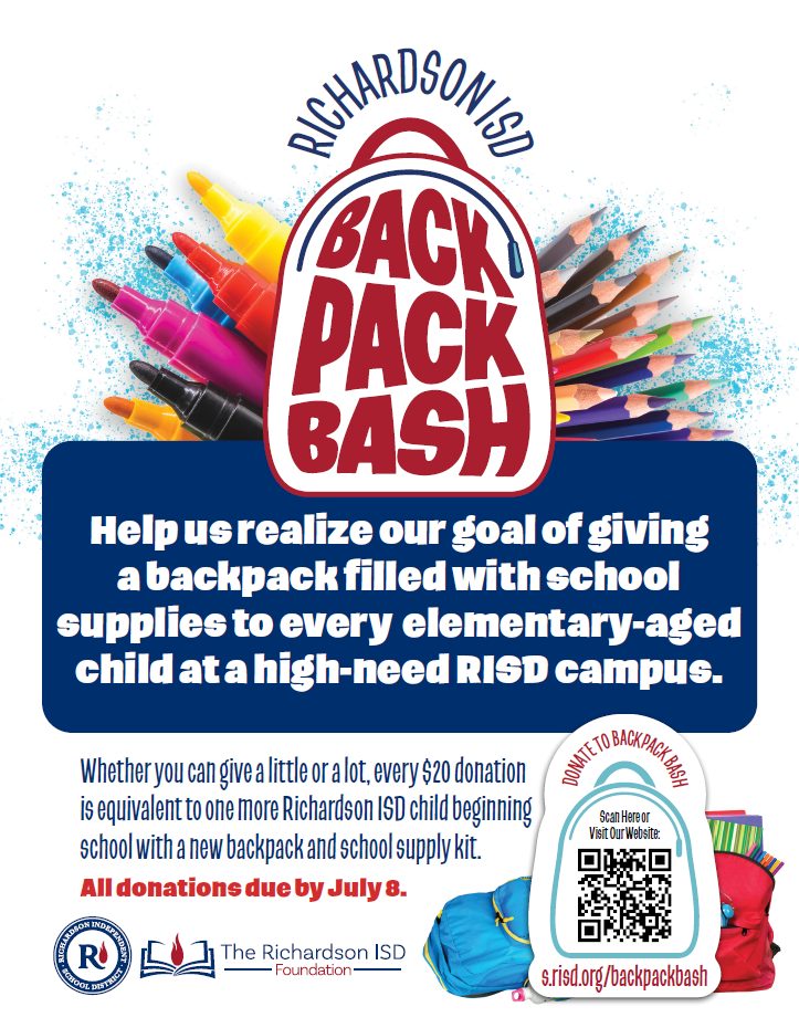 Backpack Bash Donation