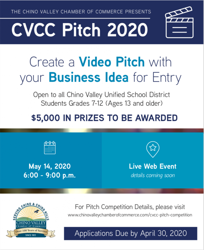 CVCC Pitch Competition Flyer