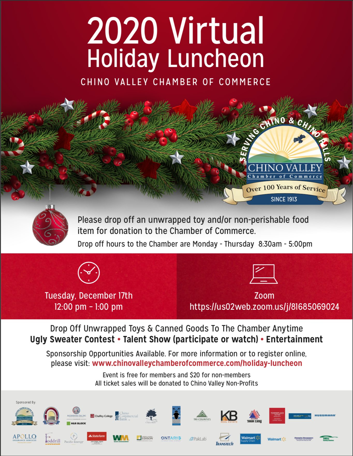 Holiday Luncheon Flyer 2020 Holiday Luncheon Flyer 2020