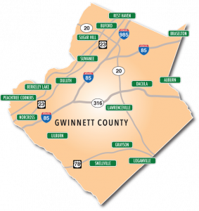 Gwinnett County Map With Cities - 2024 Schedule 1