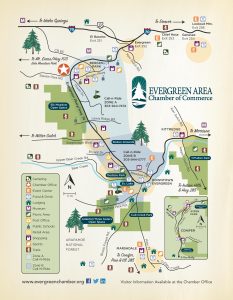 Map Of Evergreen Colorado Maps & Guides   Evergreen Area Chamber of Commerce