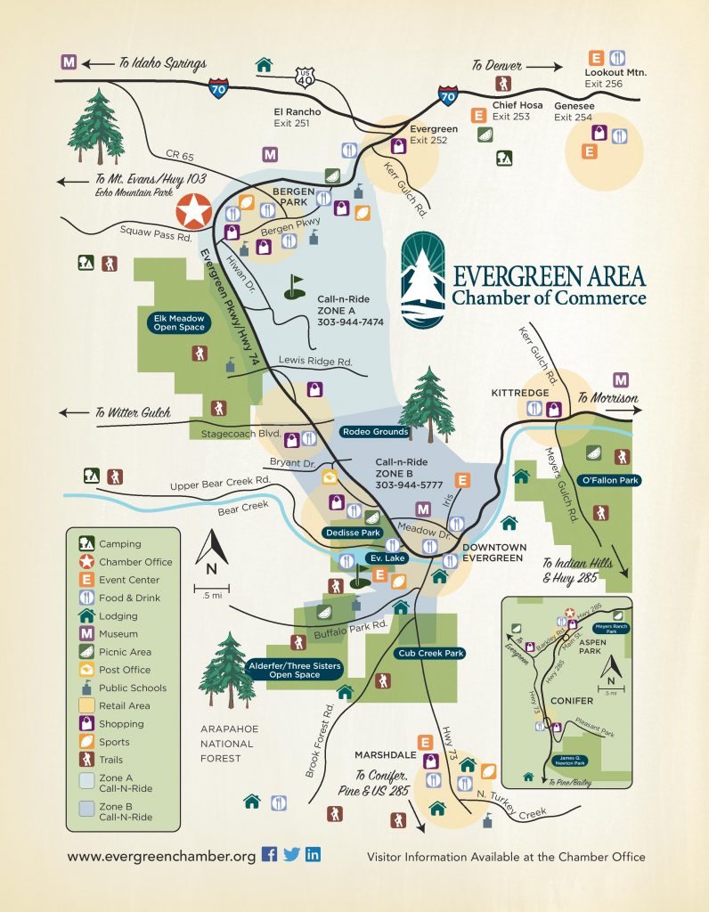 Maps & Guides - Evergreen Area Chamber of Commerce