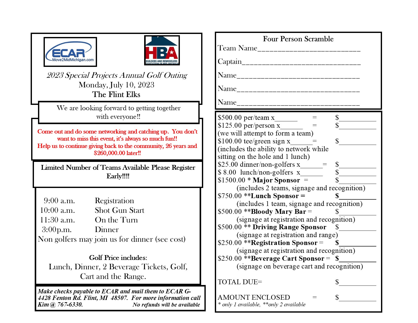 Golf Outing 2023 Flyer1