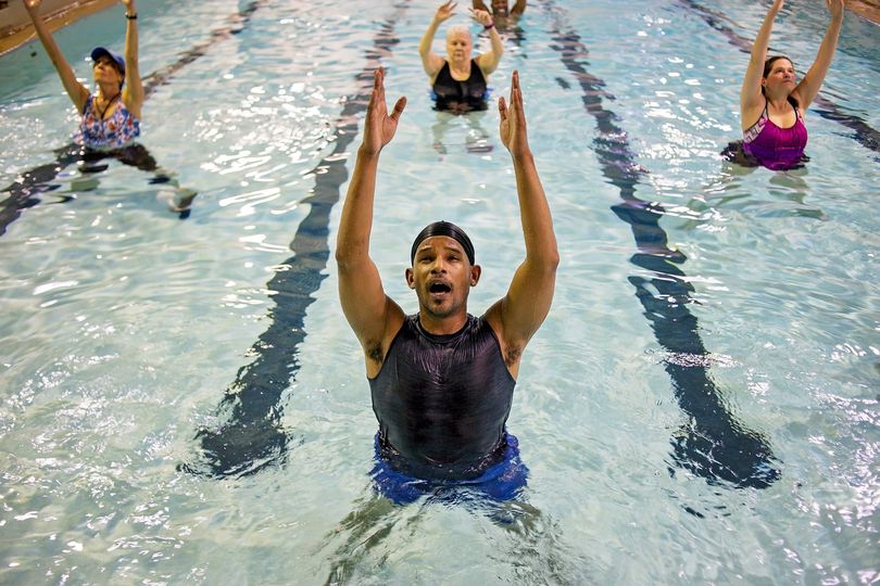 Swimmers at the YMCA.