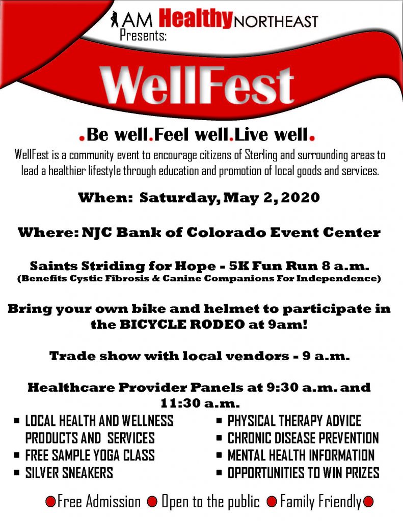2020 WellFest Flyer (Revised) 2020 WellFest Flyer (Revised)