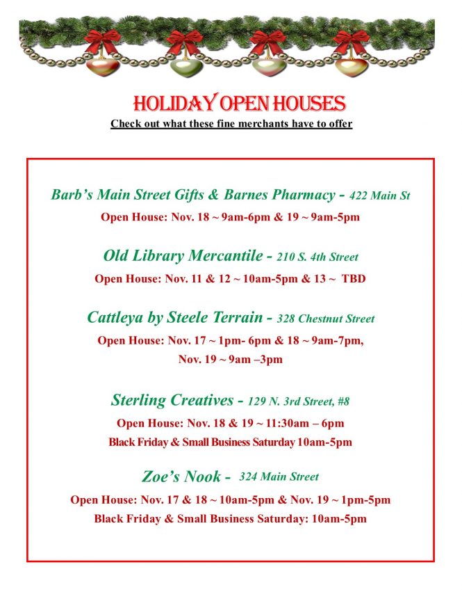 2022-Holiday Open Houses Flyer-11.2.22