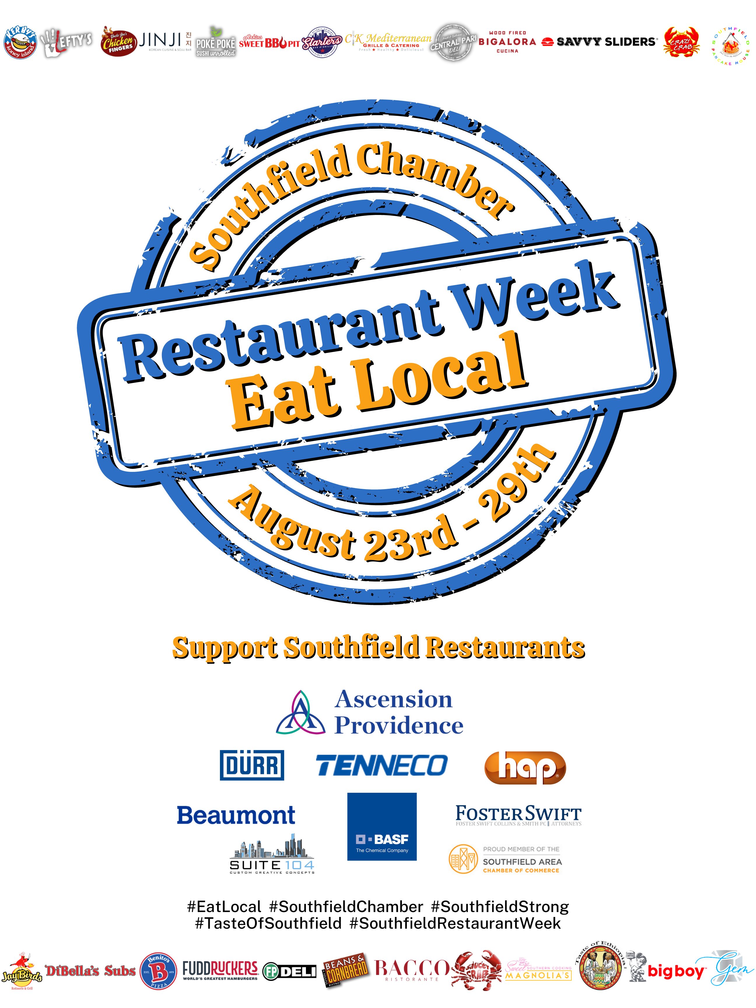 Restaurant week flyer Restaurant week flyer