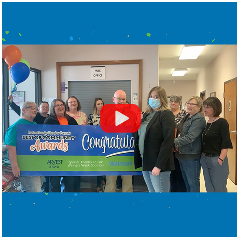 Joel Dermott and Barton County Health Department - Healthcare Provider of the Year 2021