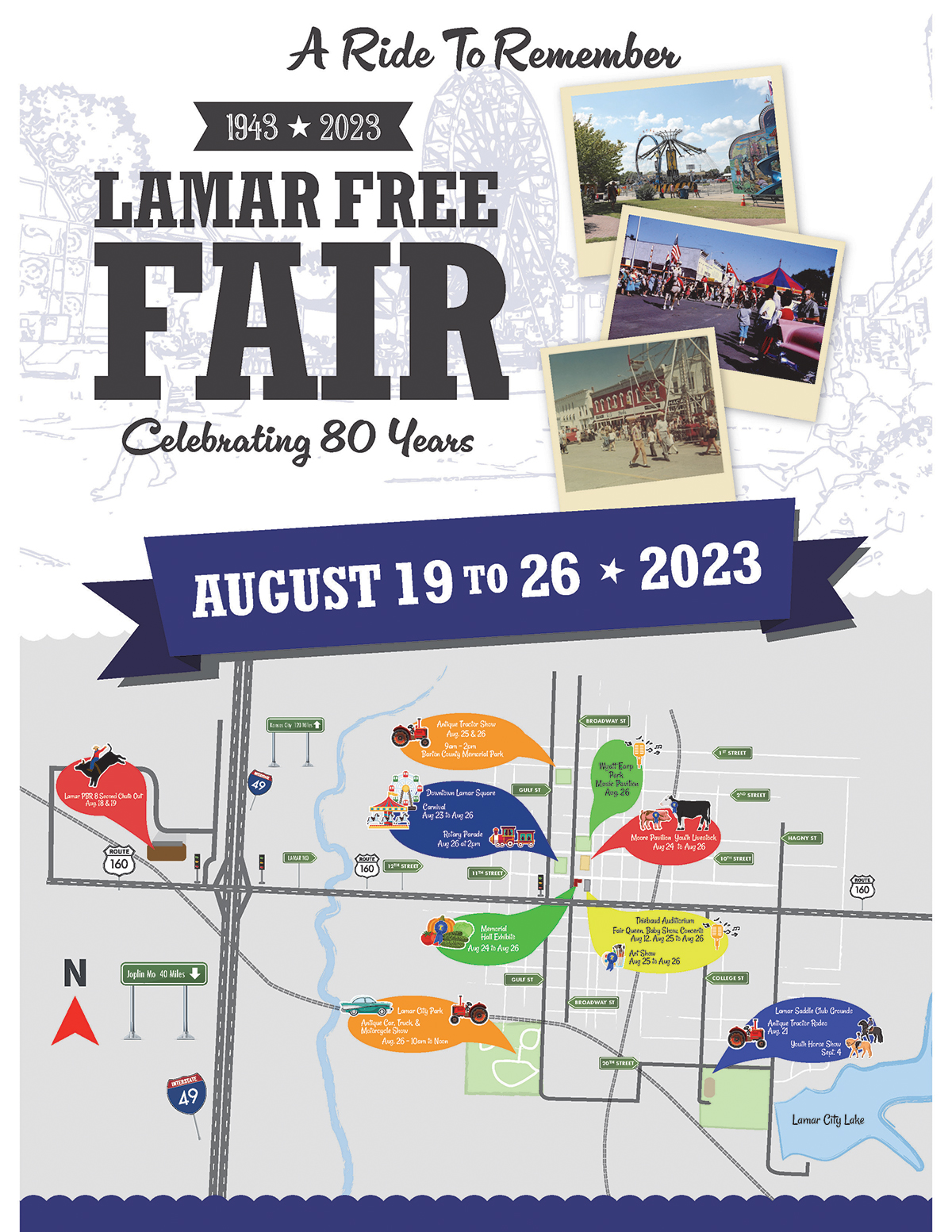 Lamar Free Fair Aug 18 to Aug 26