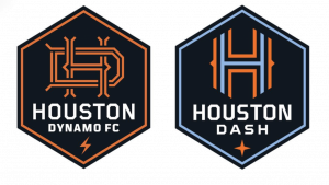 NEW Houston Dynamo-Dash logos no back