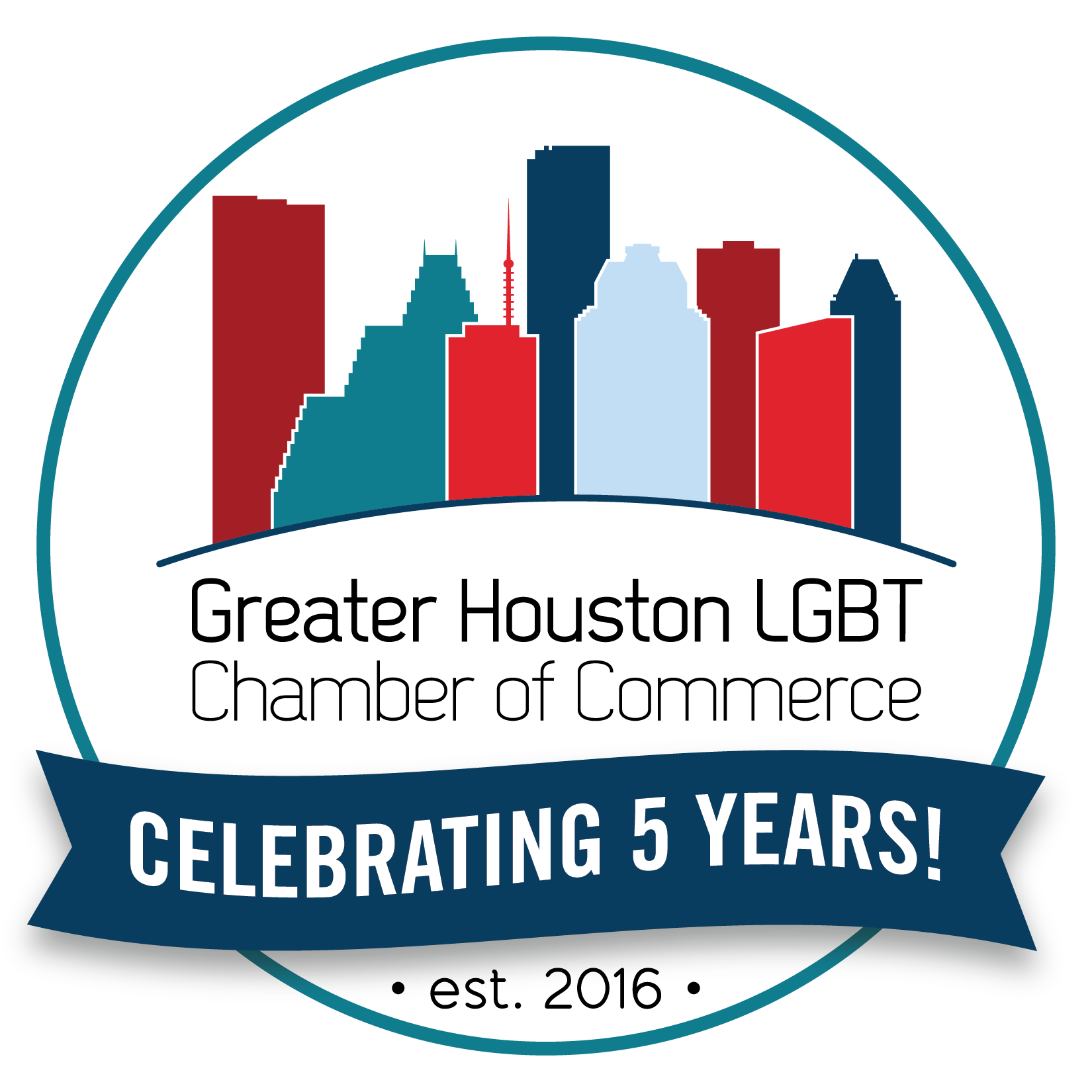 Chamber 5th Year Anniversary Logo