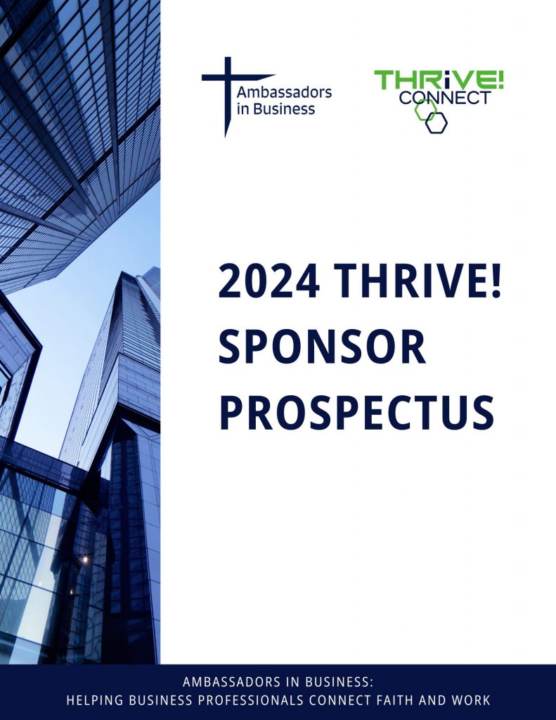 2024 Thrive! Sponsor Prospectus