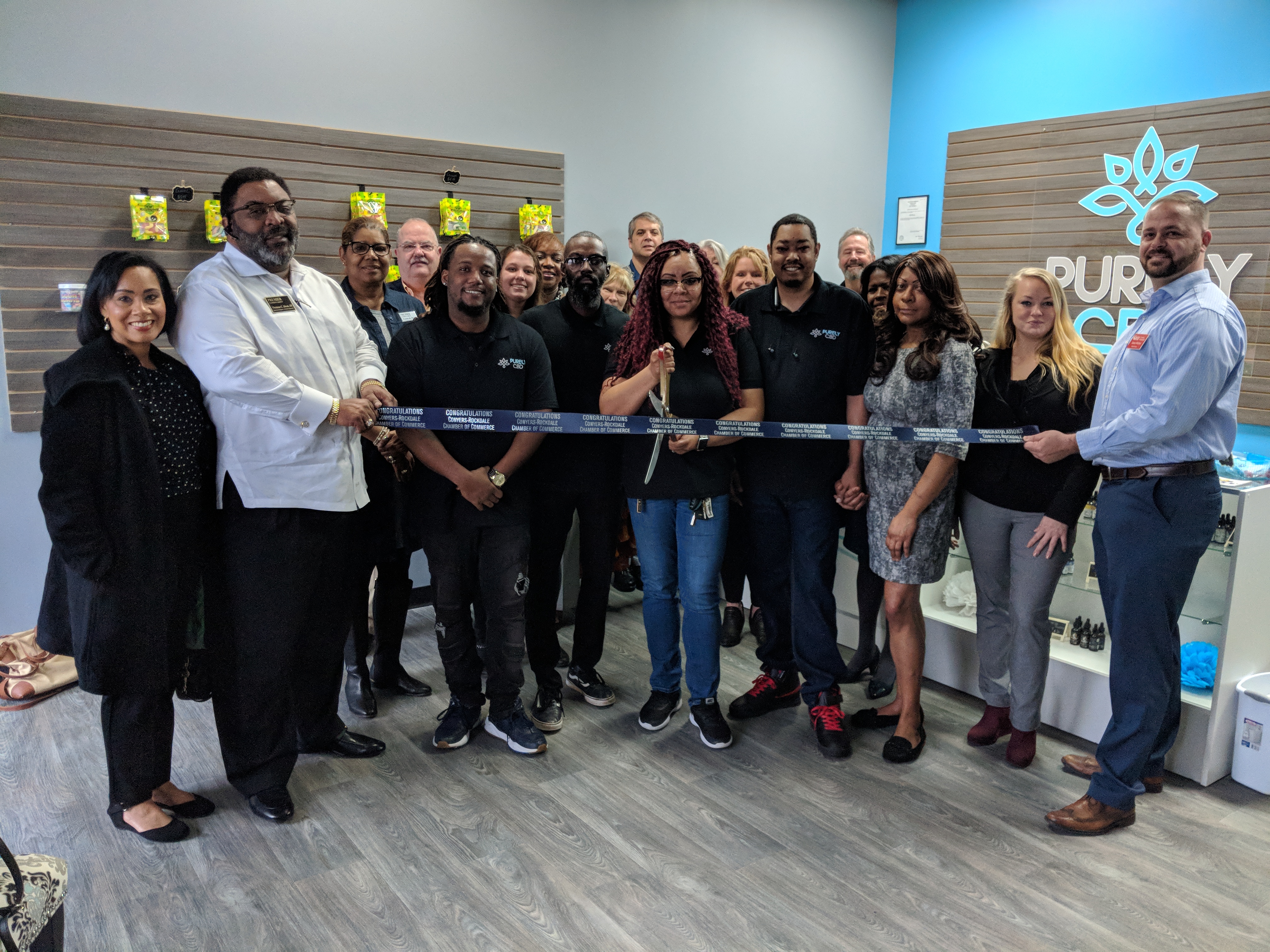 Purely CBD Ribbon Cutting Purely CBD Ribbon Cutting