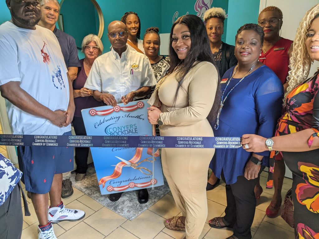 Center of Attention Beauty Bar Ribbon Cutting Center of Attention Beauty Bar Ribbon Cutting