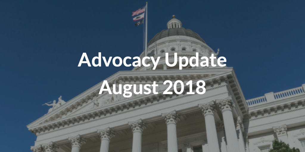 Advocacy Update August 2018