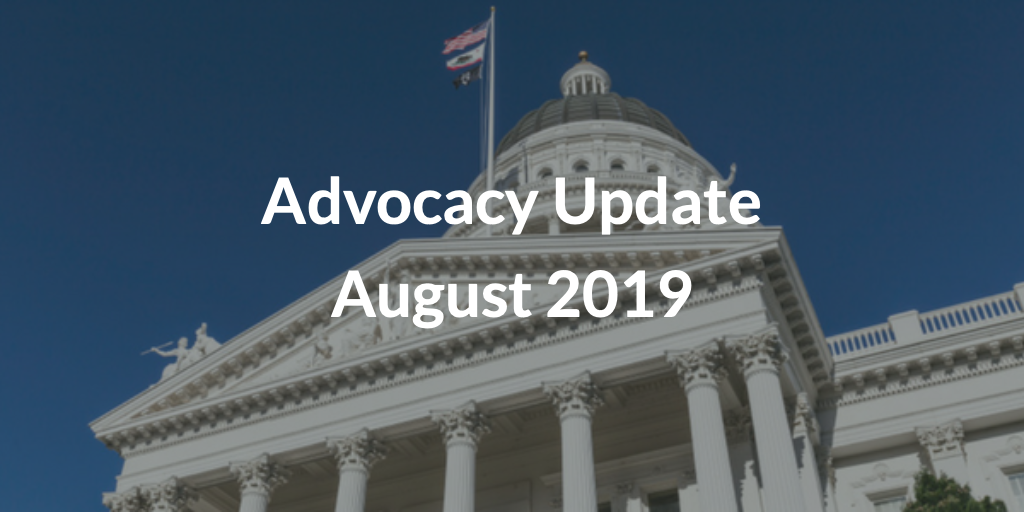 Advocacy Update August 2019