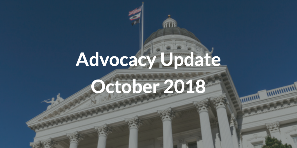Advocacy Update October 2018