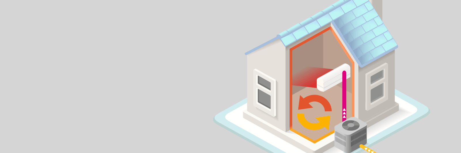 A home with a working mini split heat pump