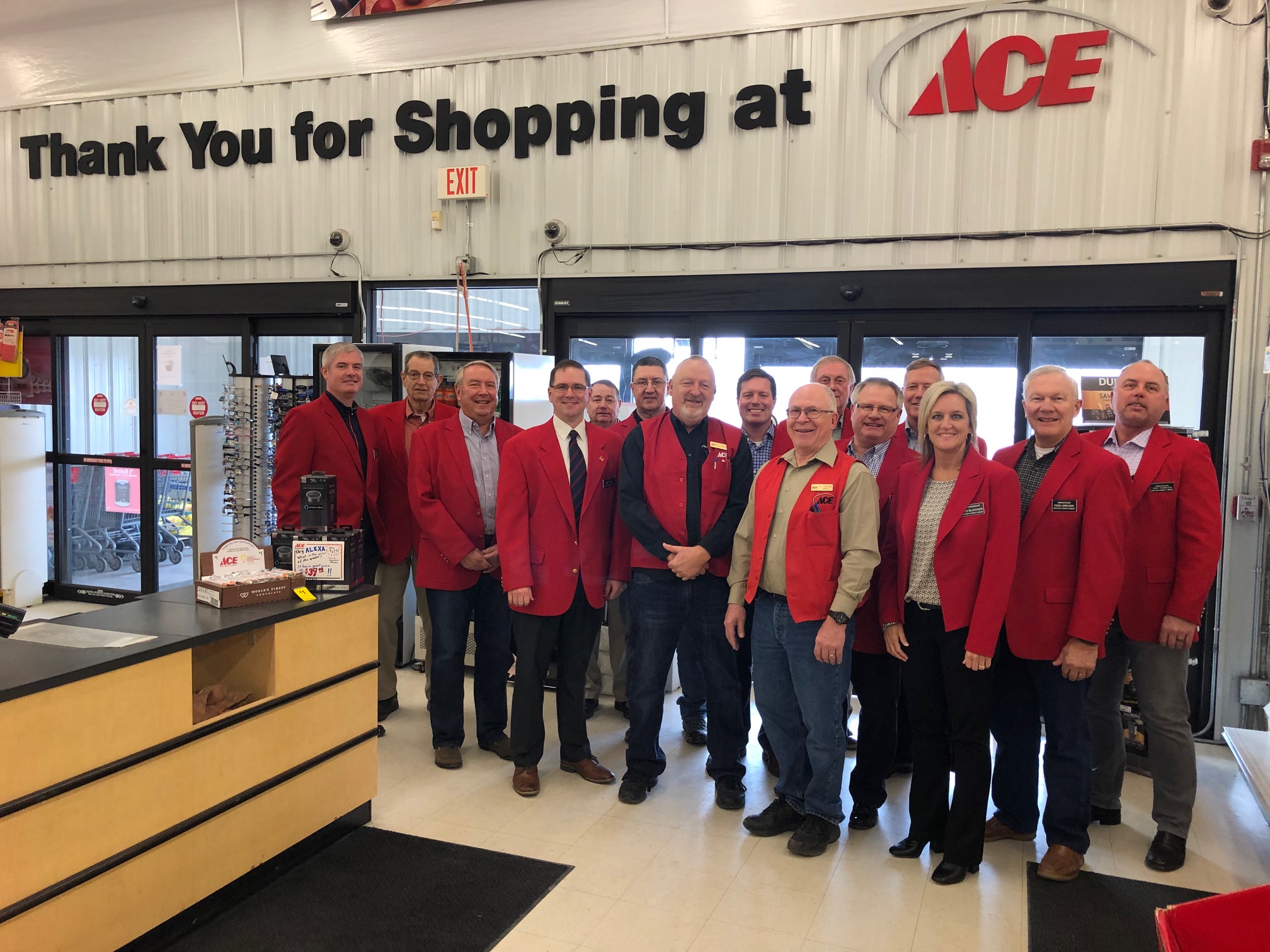 Ace Hardware 2.4.2020 Chamber Ambassadors hosted a courtesy call with the staff of Ace Hardware (1735 SE Marshall Street) on February 4.