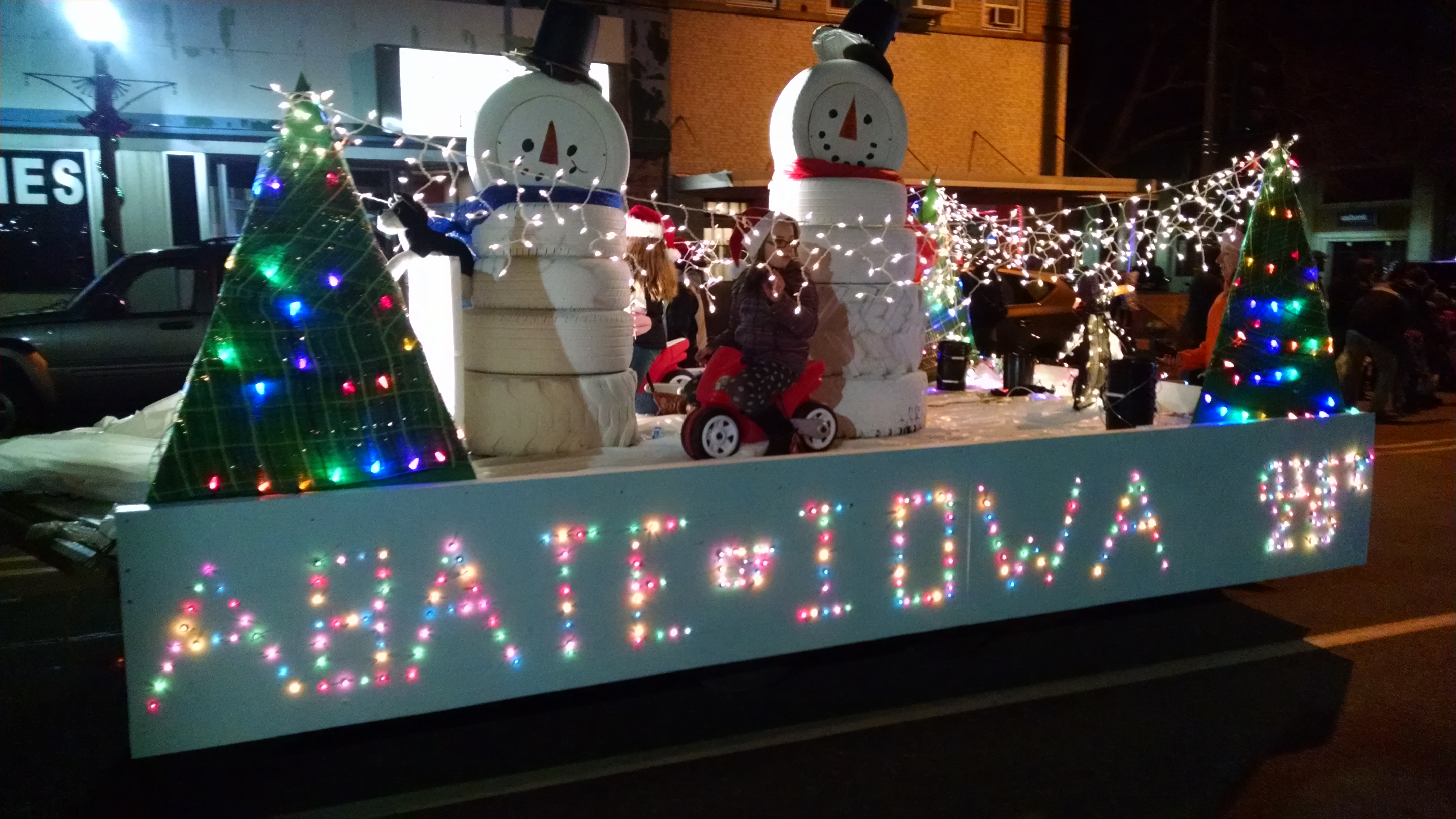 Holiday Lighted Parade lighted float