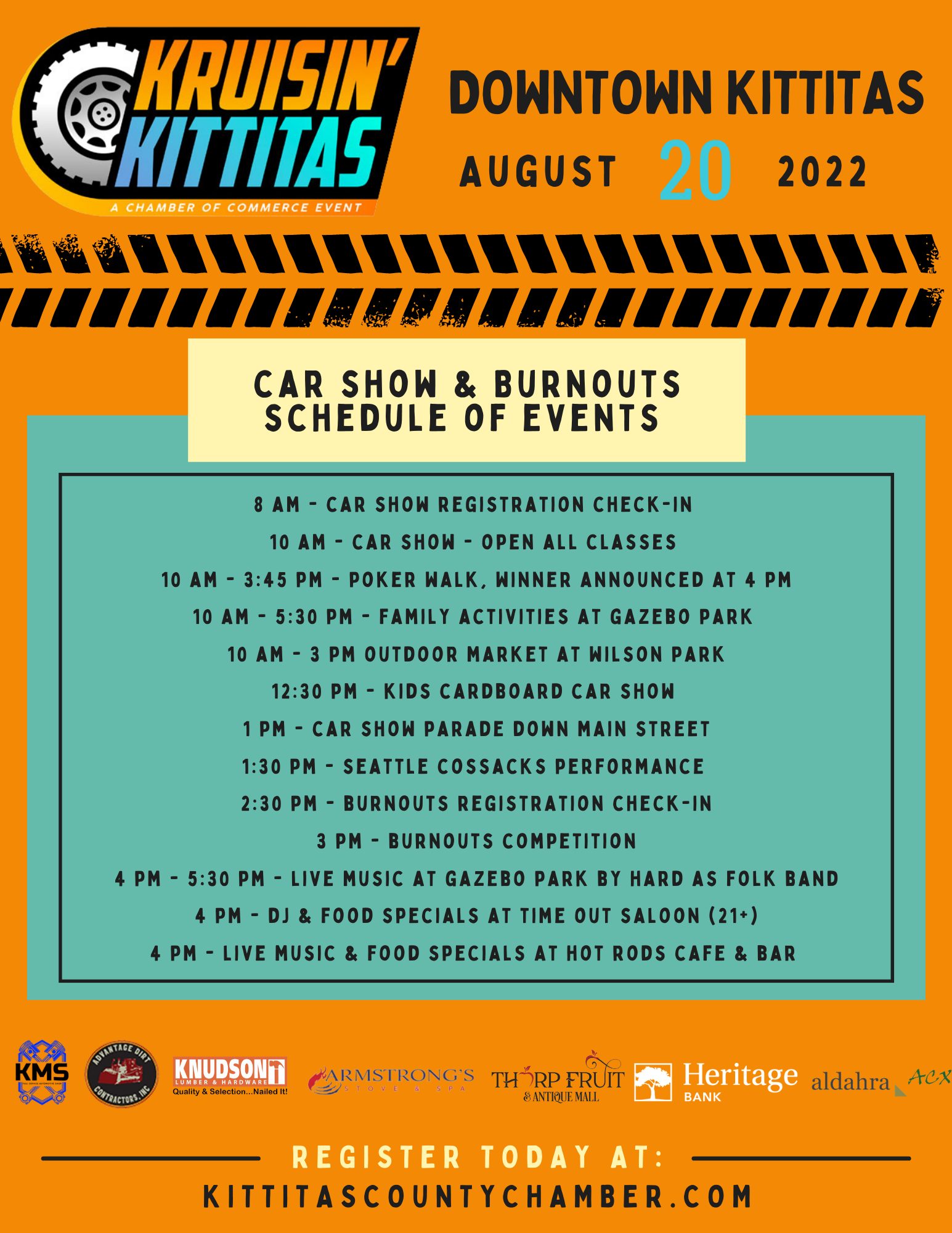 Kruisin' Kittitas Car Show & Burnouts Kittitas County Chamber of Commerce