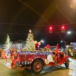 Santa on Cle Elum Fire Engine