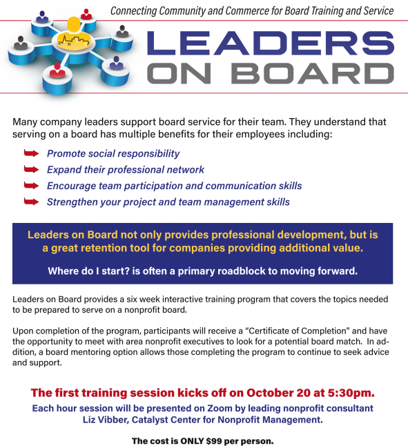Leaders On Board Flyer Leaders On Board Flyer