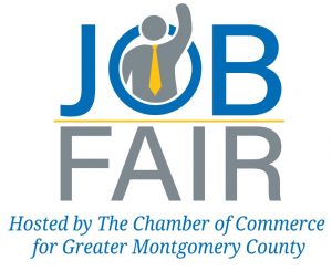 Job fair logo with words