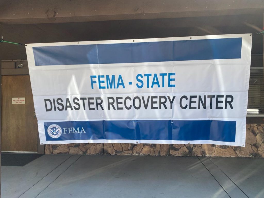 Fema Disaster Center at Twin Peaks