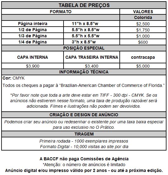tabela de valores v5 tabela de valores v5