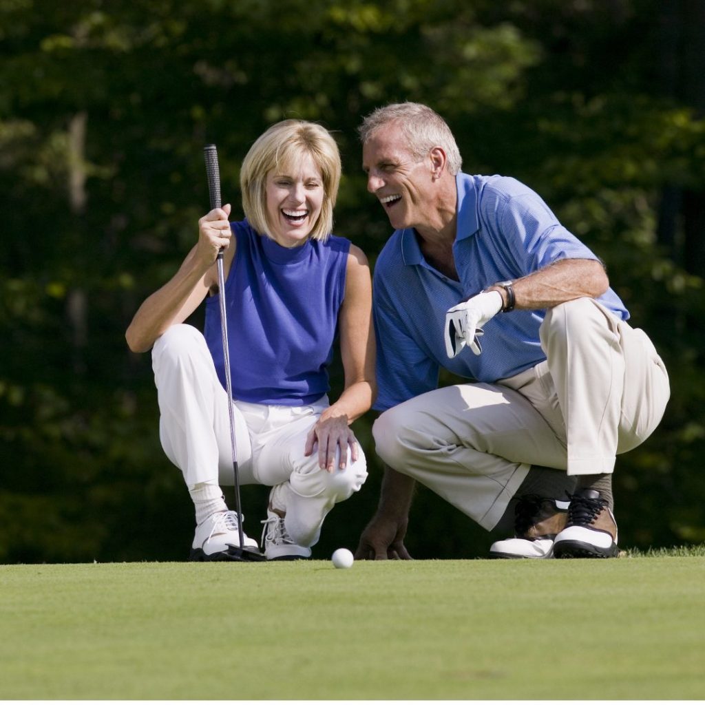 Golf couple