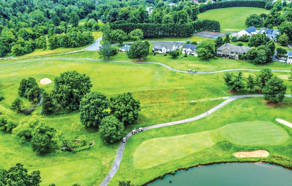 Aerial of Copper Cove Golf Course