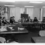 ASIS Council meeting, Hal Borko, Jim Cretsos, Mary Berger, Ed Sawyer