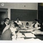 ASIST Council meeting, Audrey Grosch in front on left