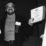 Dave Penniman receiving Chapter-of-the-Year Award at ASIST '79