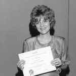 Suzanne Humphrey Receiving 1988 Best JASIS Paper Award