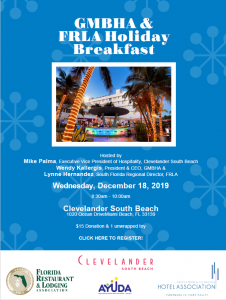 Holiday Breakfast at Clevelander 12.18.2019 Holiday Breakfast at Clevelander 12.18.2019