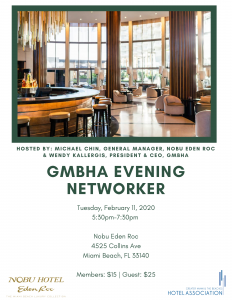 GMBHA Evening Networker GMBHA Evening Networker