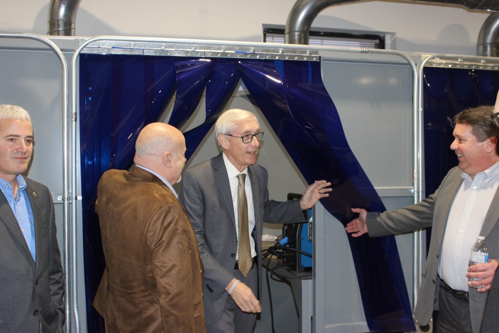 SMART Training School Tour - Governor Evers - Welding Booth