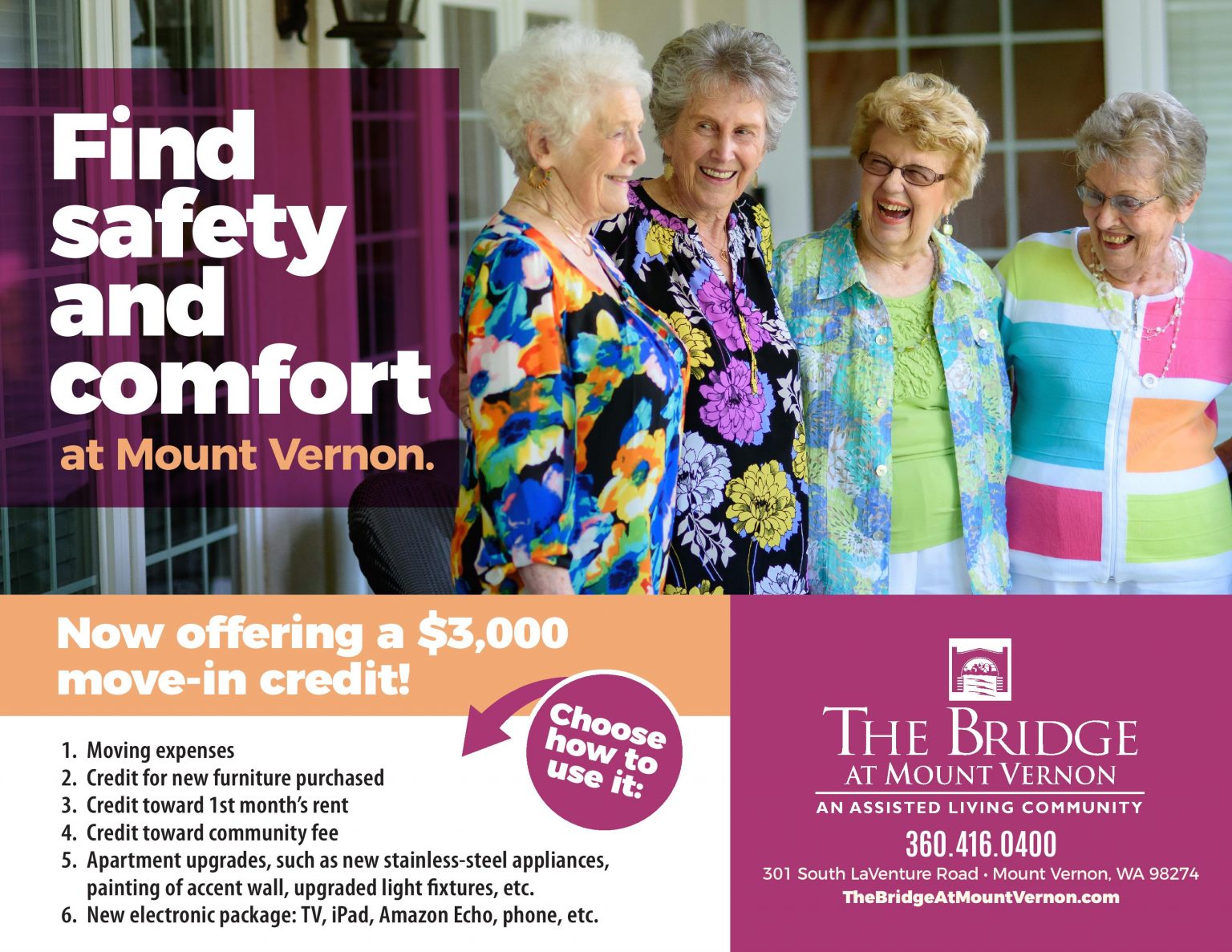 The Bridge at Mount Vernon Offers 3,000 MoveIn Credit Mount Vernon