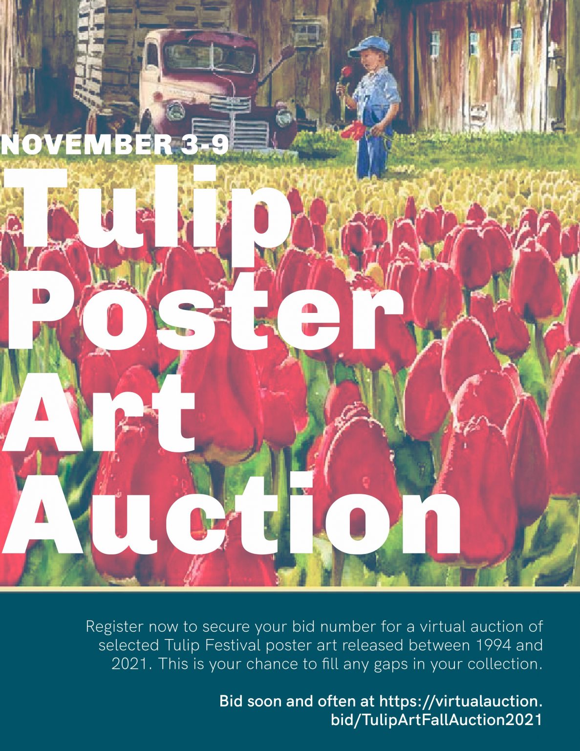 Skagit Valley Tulip Festival Poster Auction Mount Vernon Chamber of