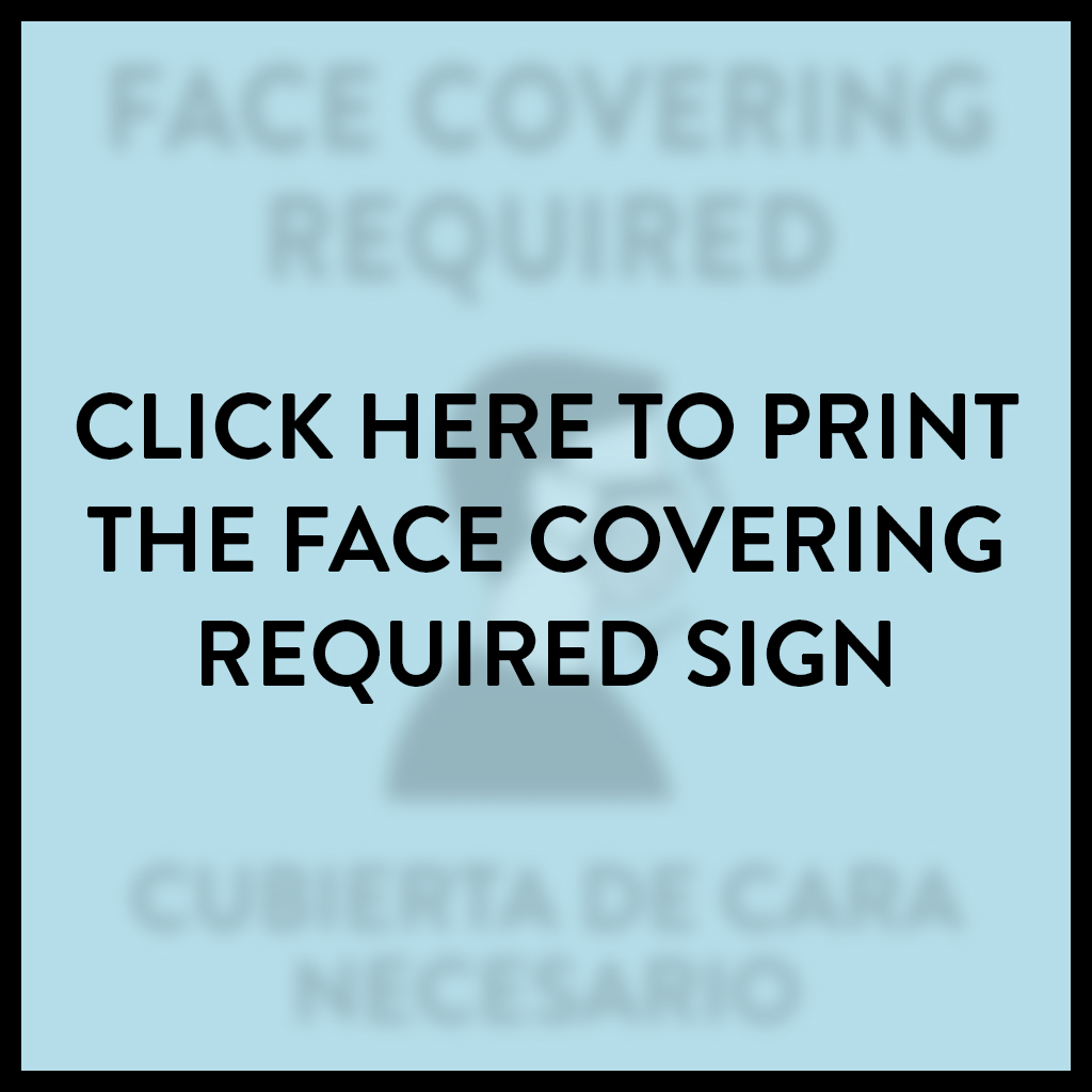 Face Covering Required Sign