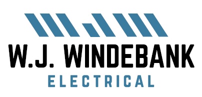 wj windebank electrical logo