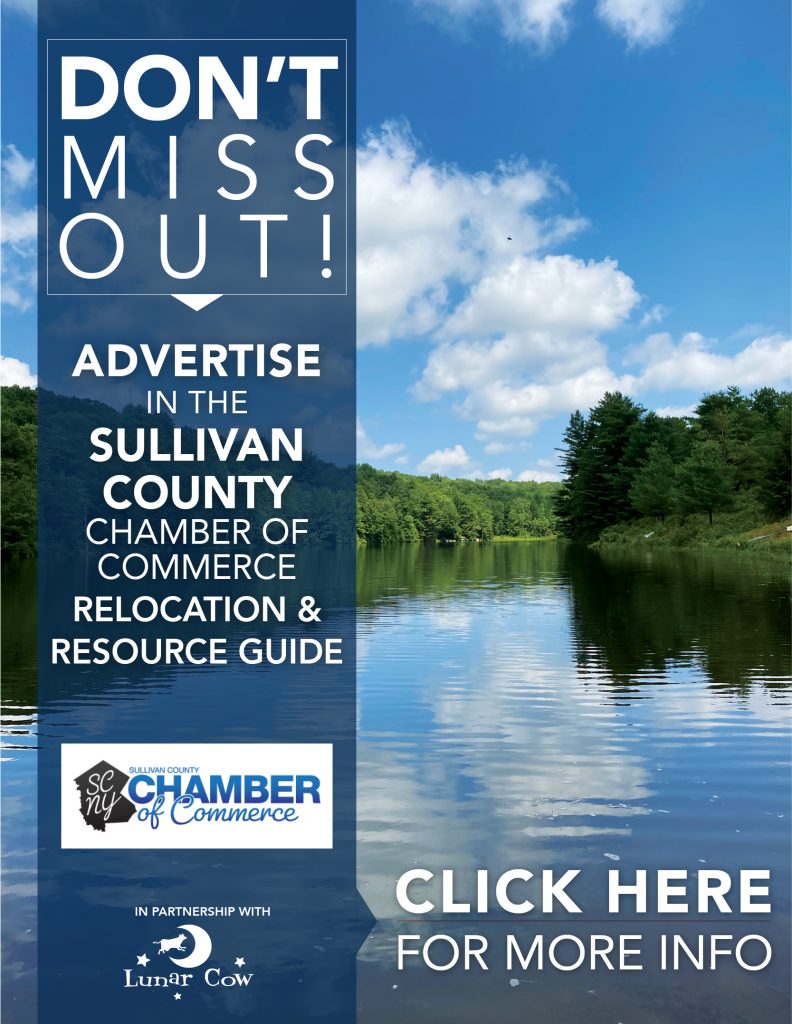 Advertise in the Sullivan County Chamber of Commerce Relocation & Resource Guide