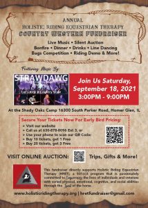 Graphic advertising HRET's Country Western Fundraiser