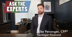 Screen grab from video of Mike Pensinger